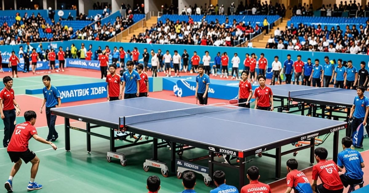 "Astana Hosts 27th ITTFAsian Table Tennis Champs 2024"